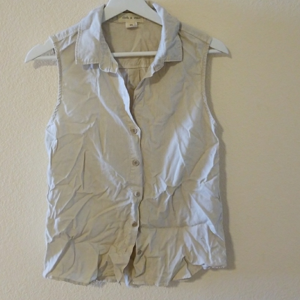 Anthropologie Cloth and Stone sleeveless shirt